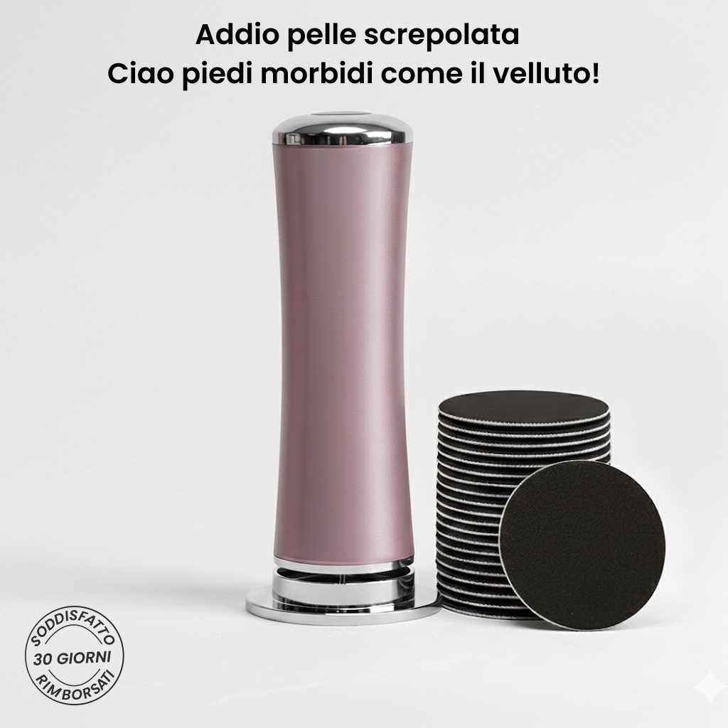 Lima Elettrica Piedi Professionale + 60 Dischi di Ricambio GRATIS